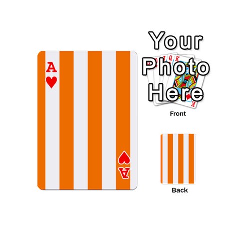 Ace Vertical Stripes Front - HeartA