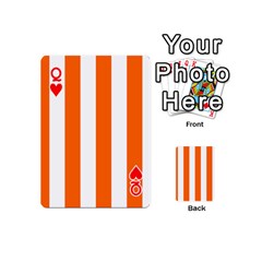 Queen Vertical Stripes Front - HeartQ