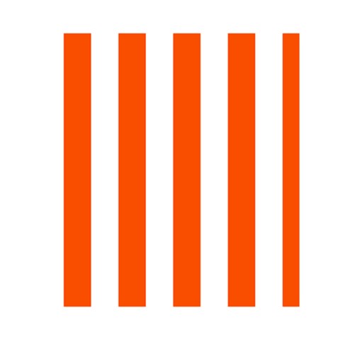 Vertical Stripes Front Inside