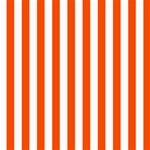 Vertical Stripes - White and Tangelo Orange ScrapBook Page 8  x 8 