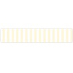 Vertical Stripes - White and Cornsilk Yellow Flano Scarf (Large)