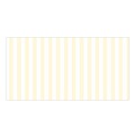 Vertical Stripes - White and Cornsilk Yellow Satin Shawl