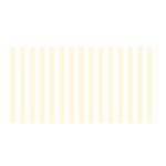 Vertical Stripes - White and Cornsilk Yellow Satin Wrap