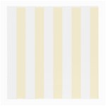 Vertical Stripes - White and Cornsilk Yellow Medium Glasses Cloth