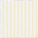 Vertical Stripes - White and Cornsilk Yellow Canvas 20  x 20 
