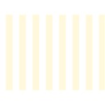 Vertical Stripes - White and Cornsilk Yellow Birthday Cake 3D Greeting Card (7x5)