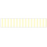 Vertical Stripes - White and Cream Yellow Flano Scarf (Large)