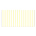 Vertical Stripes - White and Cream Yellow Satin Shawl