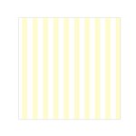 Vertical Stripes - White and Cream Yellow Small Satin Scarf  (Square)