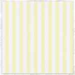 Vertical Stripes - White and Cream Yellow Canvas 12  x 12 
