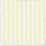 Vertical Stripes - White and Cream Yellow Canvas 16  x 16 