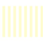 Vertical Stripes - White and Cream Yellow Birthday Cake 3D Greeting Card (7x5)