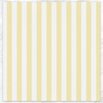 Vertical Stripes - White and Blond Yellow Canvas 12  x 12 