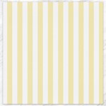Vertical Stripes - White and Blond Yellow Canvas 16  x 16 