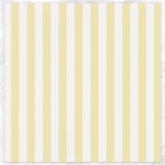 Vertical Stripes - White and Blond Yellow Canvas 20  x 20 