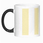 Vertical Stripes - White and Blond Yellow Morph Mug
