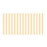Vertical Stripes - White and Navajo White Yellow Satin Wrap