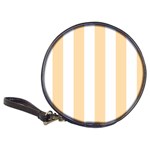 Vertical Stripes - White and Navajo White Yellow Classic 20-CD Wallet