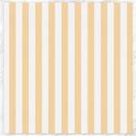 Vertical Stripes - White and Navajo White Yellow Canvas 20  x 20 