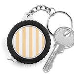 Vertical Stripes - White and Navajo White Yellow Measuring Tape