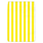 Vertical Stripes - White and Canary Yellow Removable Flap Cover (L)