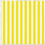 Vertical Stripes - White and Canary Yellow Canvas 16  x 16 