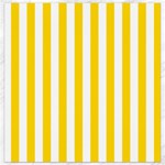 Vertical Stripes - White and Gold Yellow Canvas 16  x 16 