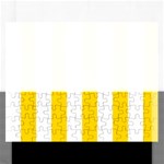 Vertical Stripes - White and Gold Yellow Jigsaw Puzzle (Rectangular)