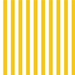 Vertical Stripes - White and Deep Lemon Yellow ScrapBook Page 12  x 12 
