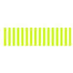 Vertical Stripes - White and Fluorescent Yellow Satin Scarf (Oblong)