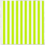 Vertical Stripes - White and Fluorescent Yellow Canvas 12  x 12 