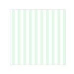 Vertical Stripes - White and Pale Green Small Satin Scarf  (Square)