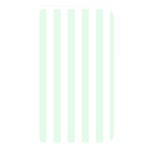 Vertical Stripes - White and Pale Green Memory Card Reader (Rectangular)