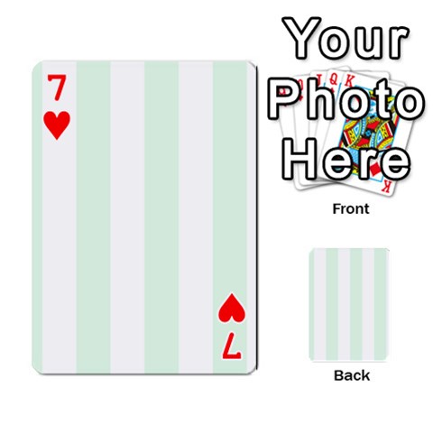 Vertical Stripes Front - Heart7
