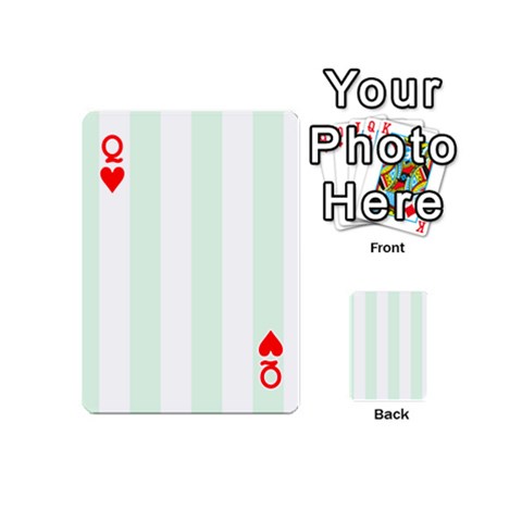 Queen Vertical Stripes Front - HeartQ
