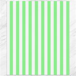 Vertical Stripes - White and Light Green Canvas 20  x 24 