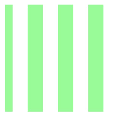 Vertical Stripes 3.75 x3.75  Memopad