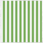 Vertical Stripes - White and Dollar Bill Green Canvas 20  x 20 