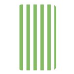Vertical Stripes - White and Dollar Bill Green Memory Card Reader (Rectangular)