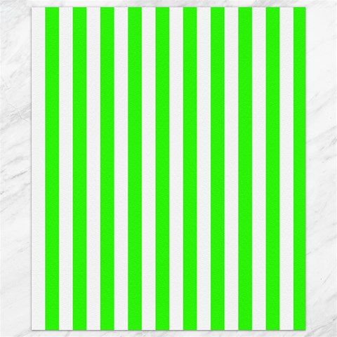 Vertical Stripes 8.15 x9.66  Canvas - 1