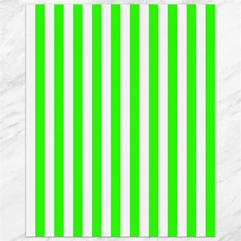 Vertical Stripes 10.95 x13.48  Canvas - 1