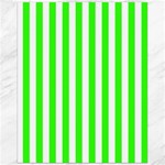 Vertical Stripes - White and Neon Green Canvas 16  x 20 
