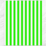 Vertical Stripes - White and Neon Green Canvas 20  x 24 