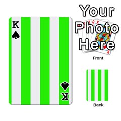 King Vertical Stripes Front - SpadeK