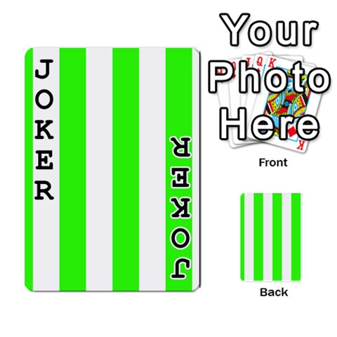 Vertical Stripes Front - Joker1