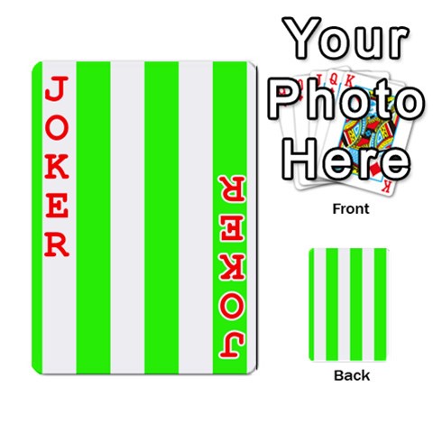 Vertical Stripes Front - Joker2