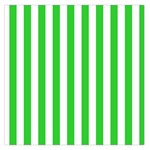 Vertical Stripes - White and Lime Green Large Satin Scarf (Square)