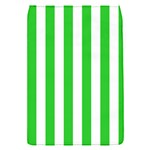 Vertical Stripes - White and Lime Green Removable Flap Cover (S)