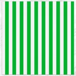 Vertical Stripes - White and Dark Pastel Green Canvas 12  x 12 
