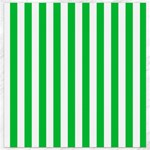Vertical Stripes - White and Dark Pastel Green Canvas 16  x 16 